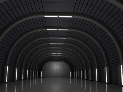 Underground Tunnel  3D model