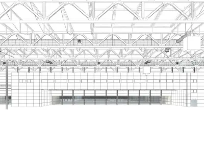  Exhibition Hall 3D model