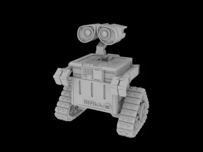 Wall-E 3d model wall e robot 3D model