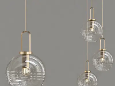 tving set tying f pendant lamp 3D model