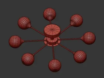 ERNA Chandelier 3D model