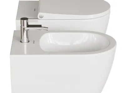 Duravit Bento Starck Box Wall-Hung WC 3D model