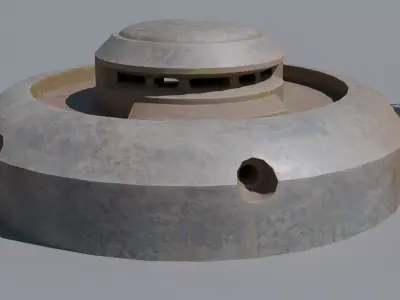 Military Bunker Collection 3D Model Pack Low-poly 3D model
