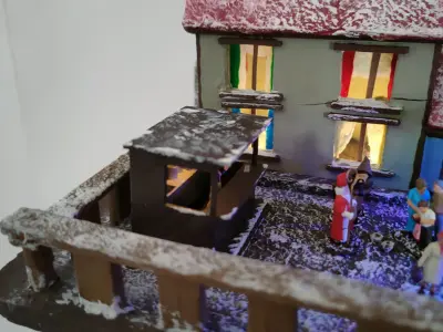 Food Booth - H0 Scale 3D print model