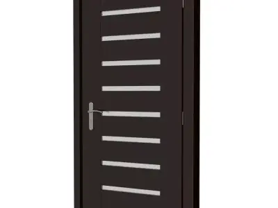 Plastic door 010 3D model