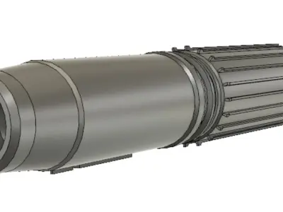 Mace windus light saber hilt 3D print model