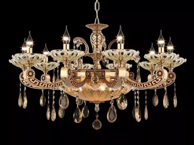 MD 89363-10-3 Osgona Chandelier 3D model