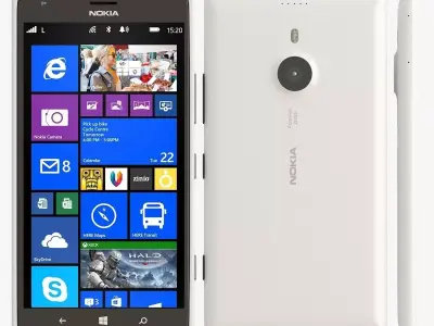 Nokia Lumia 1520 white 3D model