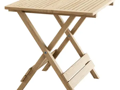 Outdoor Folding Side Table FB11  Low-poly 3D model