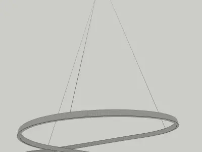 ECOJAS Modern led chandelier 3D model