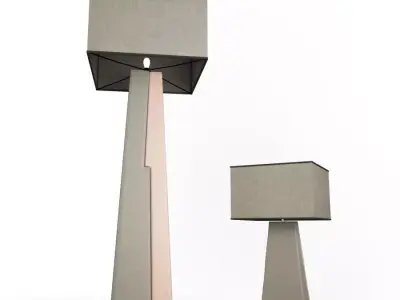 Floor and Table Lamps Delta 3D model