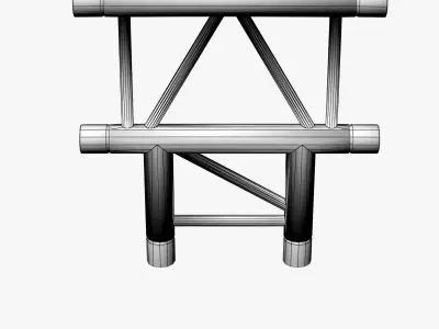 Beam Truss Cross and T Junction 134 Free 3D model