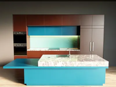 97-Kitchen1 matte 9 3D model
