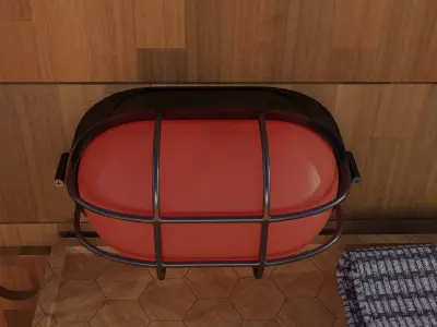 Barrel bathhouse 3D model