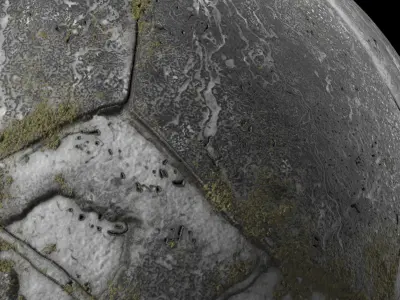 Pavement Materials 5- by Moss and Snow Paving Pbr 4k Seamless Texture