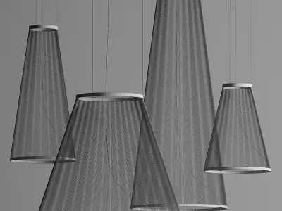 Vibia Array Pendant Lamps 3D model
