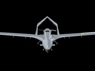  Bayraktar TB2 UCAV Drone Ukrainian Version PBR 