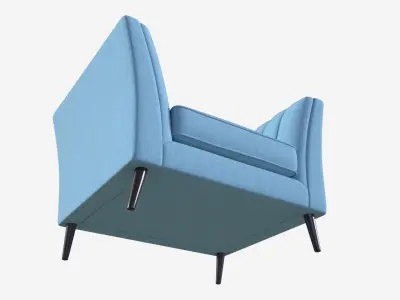 Armchair Piano 3D model