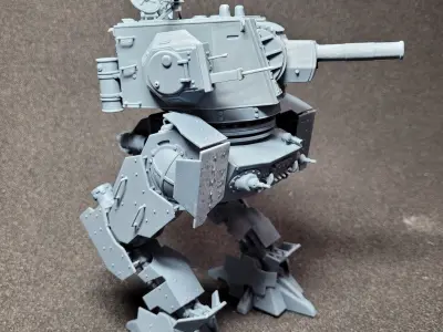 War Thunder KV2 mech ST1 in 35 scale 3D print model