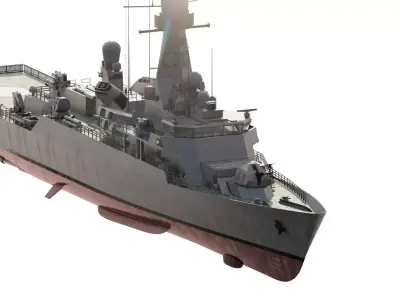 ADVANCED CORVETTE BASED ON AVANTE 2200 3D model