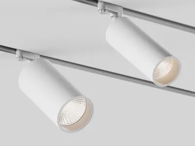 Track light HOKASU Tube TR4 Free 3D model