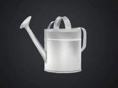 Stylized Watering Can Prop Game Ready Asset for Animations Low-poly 3D model