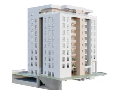 Residence Building 3 3D model