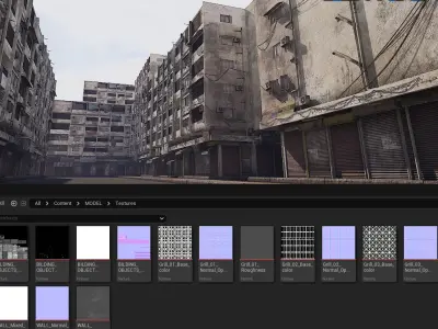 Old Generic 3D building Model by zambeelstudios Low-poly 3D model