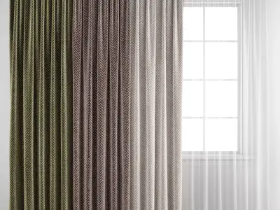 Curtain 395 3D model