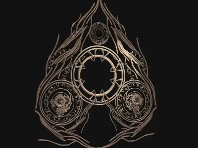 Steampunk Timeline pattern  3D model
