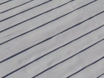 Hand Hewn Overlapped Wood Siding PBR Texture 4K  Texture