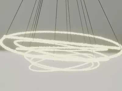 Modern Hanging light  3D model
