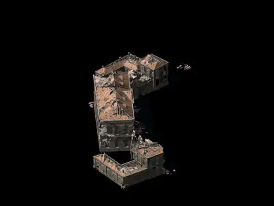 War-city-scars 05 3D model