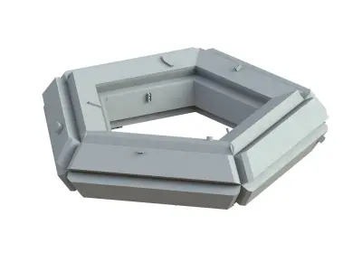 Sci Fi Object No 4266 Low Poly Low-poly 3D model
