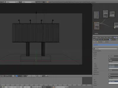 Animated Rotating Billboard 3D model