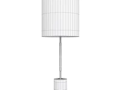 CYLINDER TALL USB TABLE LAMP Low-poly 3D model
