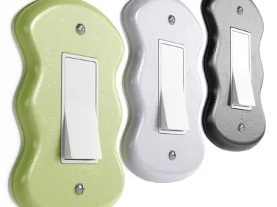 Maura Light Switch Cover 3D model