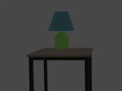 3d model lamp light 3D model
