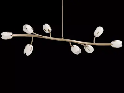 LELLE L series track light Low-poly 3D model