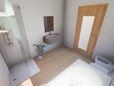 Bath Room in Unreal Free 3D model