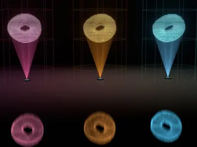Hologram Donut 3D model