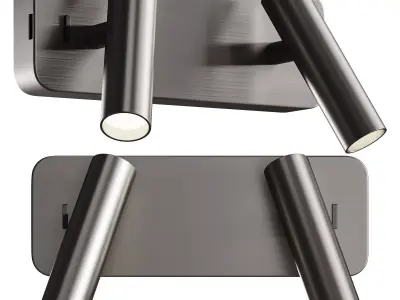 Enna Twin LED Wall Sconce 3D model