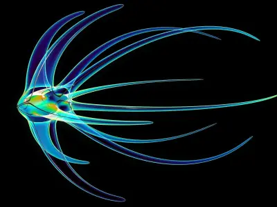 Alien spaceship 3D model