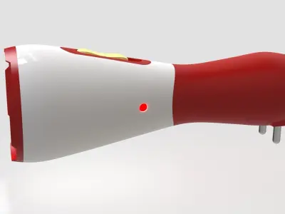 Rechargeable Torch Light 3D model