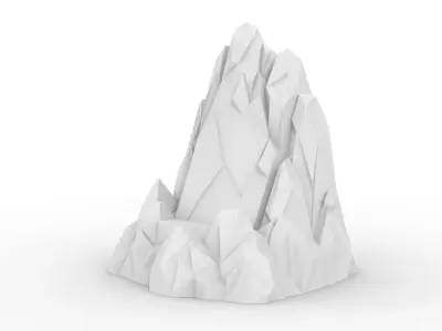Iceberg Low-Poly 3D Printable 3D print model