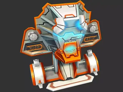 Wall Fortress - Laser Type 31 3D model
