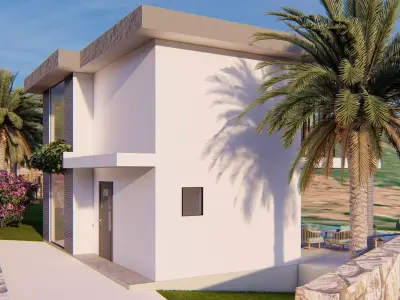 modern villa ls12 3D model