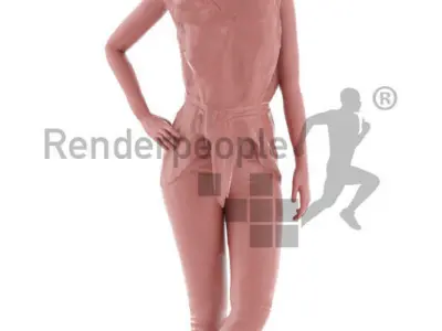 Sophia 003 Animated Idling Casual Woman Free low-poly 3D model