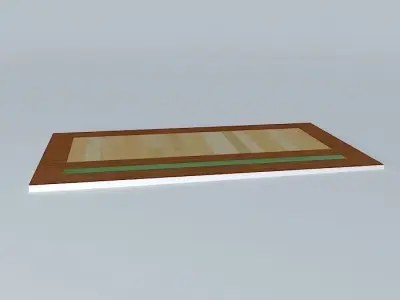 Brown door 3D model purchase
