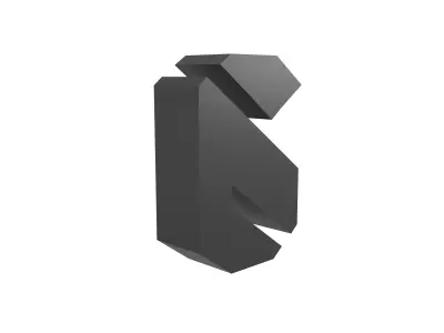 Sci-Fi Number 6 v1 001 Low-poly 3D model